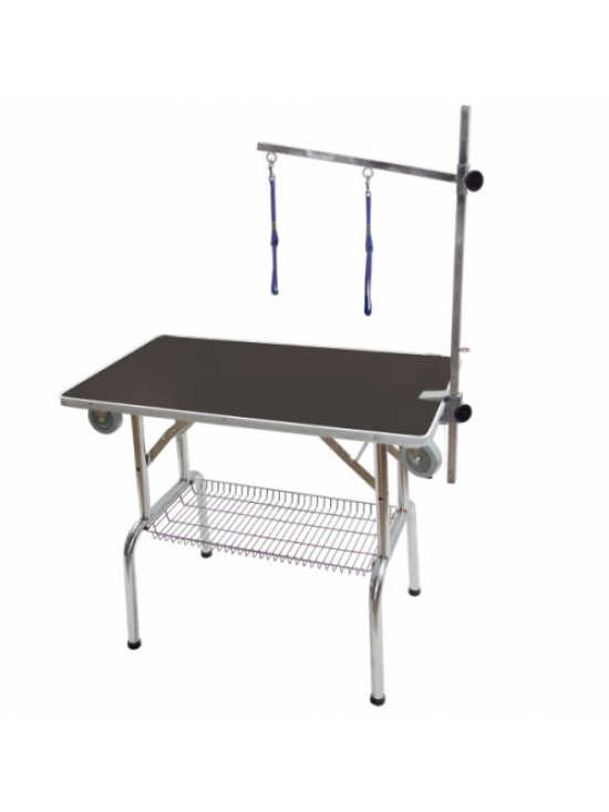 Blovi Zastrihávací stôl 55x95cm - s kolieskami, ramenom a stojanom