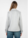 Krátky elegantný kabátik s dvojradovým zapínaním – Svetlo sivý