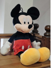 Roztomilá plyšová hračka Mickey Mouse Mickey, červená 75 cm