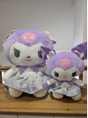 Roztomilá plyšová hračka Hello Kitty Kuromi  50 cm