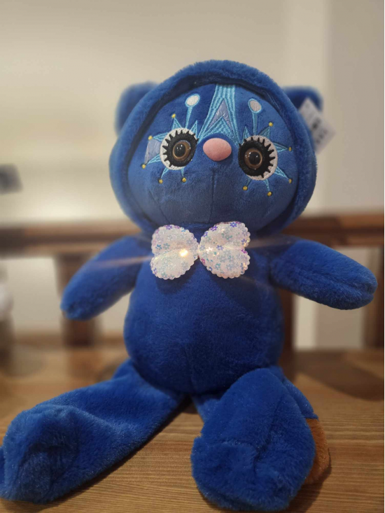 Plyšová hračka Budi Basa, modrá 50 cm