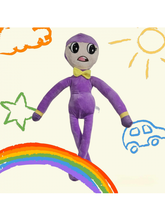 Plyšová hračka Poppy sestra Huggy Wuggy, fialová 45 cm