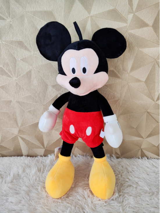 Plyšová hračka Mickey Mouse Mickey, červená 50 cm - video vo fotkách