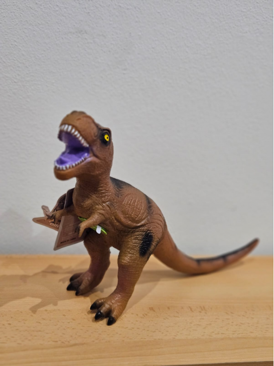 Veľký dinosaurus so zvukom, hnedý 41 cm