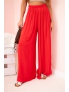 ​Viskózové nohavice „Freedom“ červené – Talianska ľahkosť na každý deň