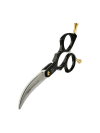 Artero Fusion Black Curvy Scissors - profesionálne, ľahké ázijské nožnice na strihanie srsti v štýle Fusion