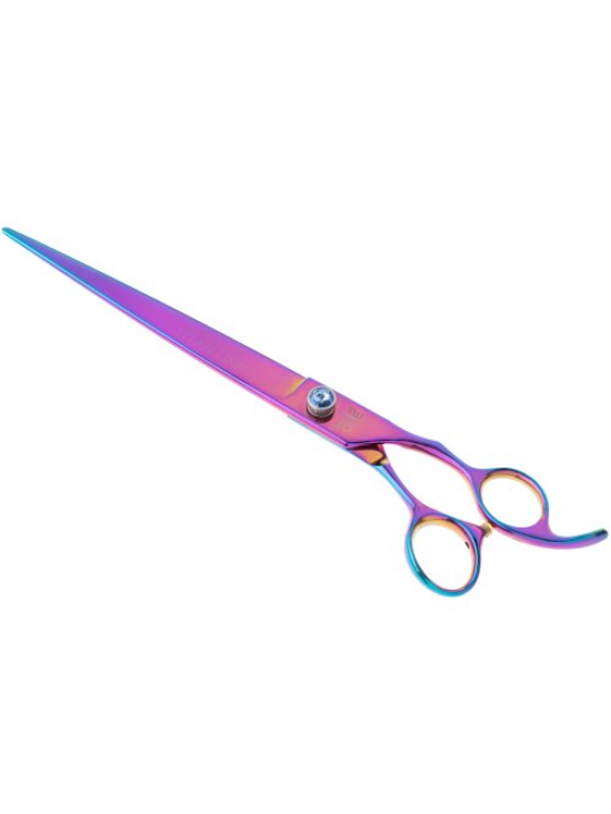 Special One Pink Titan Straight Scissors 9" - pevné nožnice na starostlivosť pre profesionálov, potiahnuté titánom