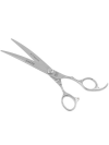 Special One Satin Curved Scissors 7,5" - profesionálne ohnuté nožnice vyrobené z japonskej ocele Hitachi, saténový povrch