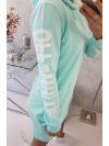 Dámske šaty s nápisom OFF - WHITE, mätové