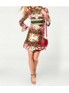 Dizajnové dámske šaty s potlačou Rick Cardona, viacfarebné
