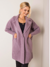 Dámsky teddy coat / kabátik vo veľkosti UNI, svetlo fialový