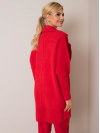 Dámsky teddy coat / kabátik vo veľkosti UNI, červený