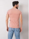 Pánske tričko s aplikáciou, púdrovo ružové