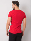 Pánske tričko s aplikáciou, červené