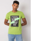 Pánske tričko s nápisom LEGENDARY, svetlo zelené