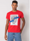 Pánske tričko s nápisom LEGENDARY, červené