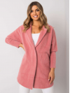 Dámsky teddy coat / kabátik vo veľkosti UNI, ružový