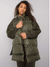 Dámsky Oversize komplet s cvočkami - nohavice, mikina, vesta, khaki