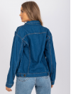 Dámska štýlová džínsová bunda, modrá