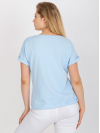 Dámske Oversize tričko s vážkami, nebeská modrá