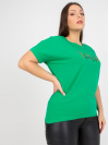 Dámske Oversize tričko s krátkymi rukávmi, zelené