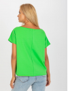 Dámske Oversize tričko s výšivkou, zelené