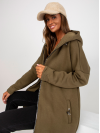 Dámska dlhá Oversize mikina s kapucňou, khaki