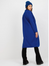 Dámsky Oversize štýlový kabát s dlhými rukávmi, tmavo modrý