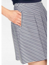 Dámska sukňa Aniston, námornícka modrá-biela