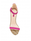 GUESS značkové kožené sandále, ružové