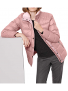 Création L Premium páperová bunda, staroružová - krátka veľkosť