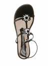 Kožené sandále Guido Maria Kretschmer, čierne