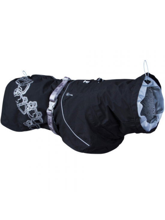 Hurtta Drizzle Coat Raven - pršiplášť pre psa s teplou podšívkou