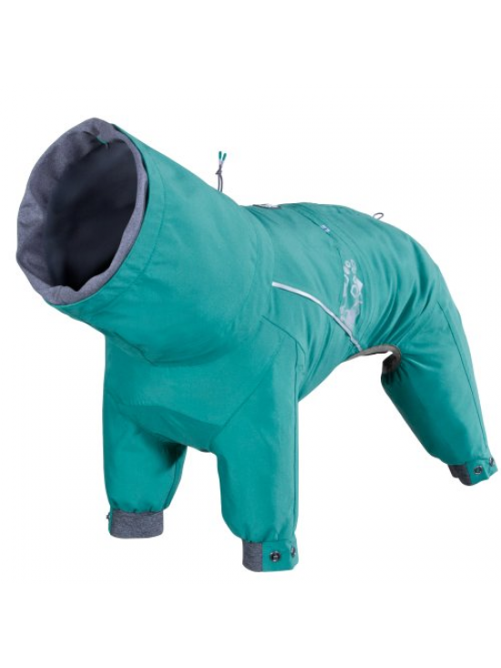 Hurtta Mudventure Overal Eco Peacock - bunda do dažďa pre psa