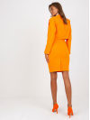 Dámska sukňa s opaskom, oranžová