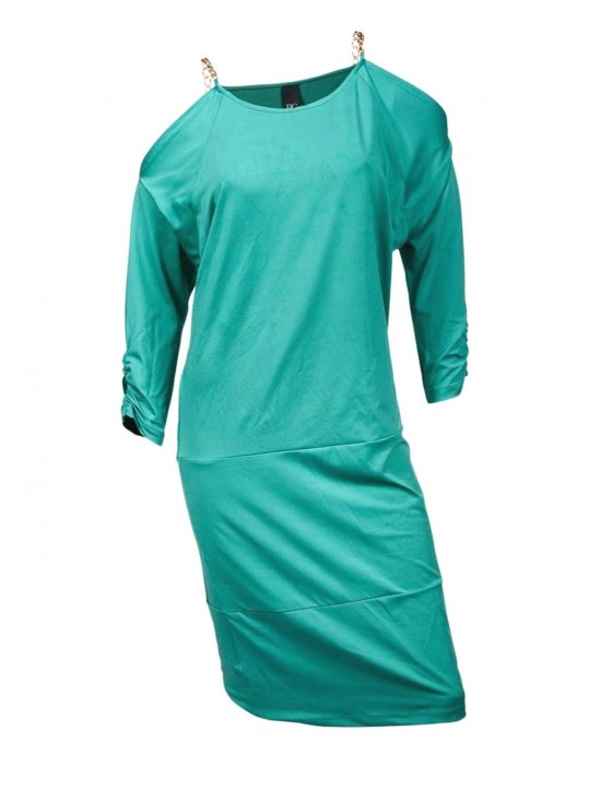 Zelené šaty s retiazkou HEINE
