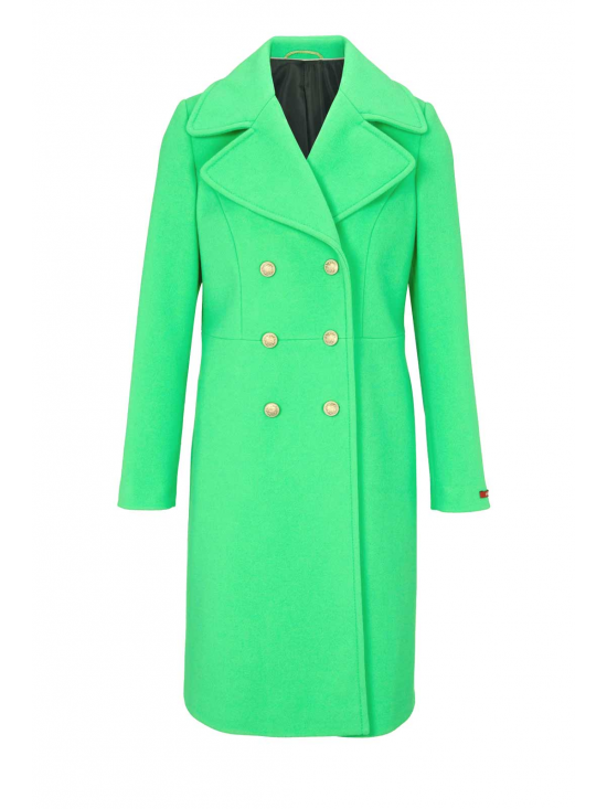 Vlnený kabát s kašmírom HEINE, neónovo zelený