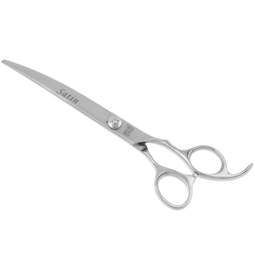 Special One Satin Curved Scissors 7,5" - profesionálne ohnuté nožnice vyrobené z japonskej ocele Hitachi, saténový povrch