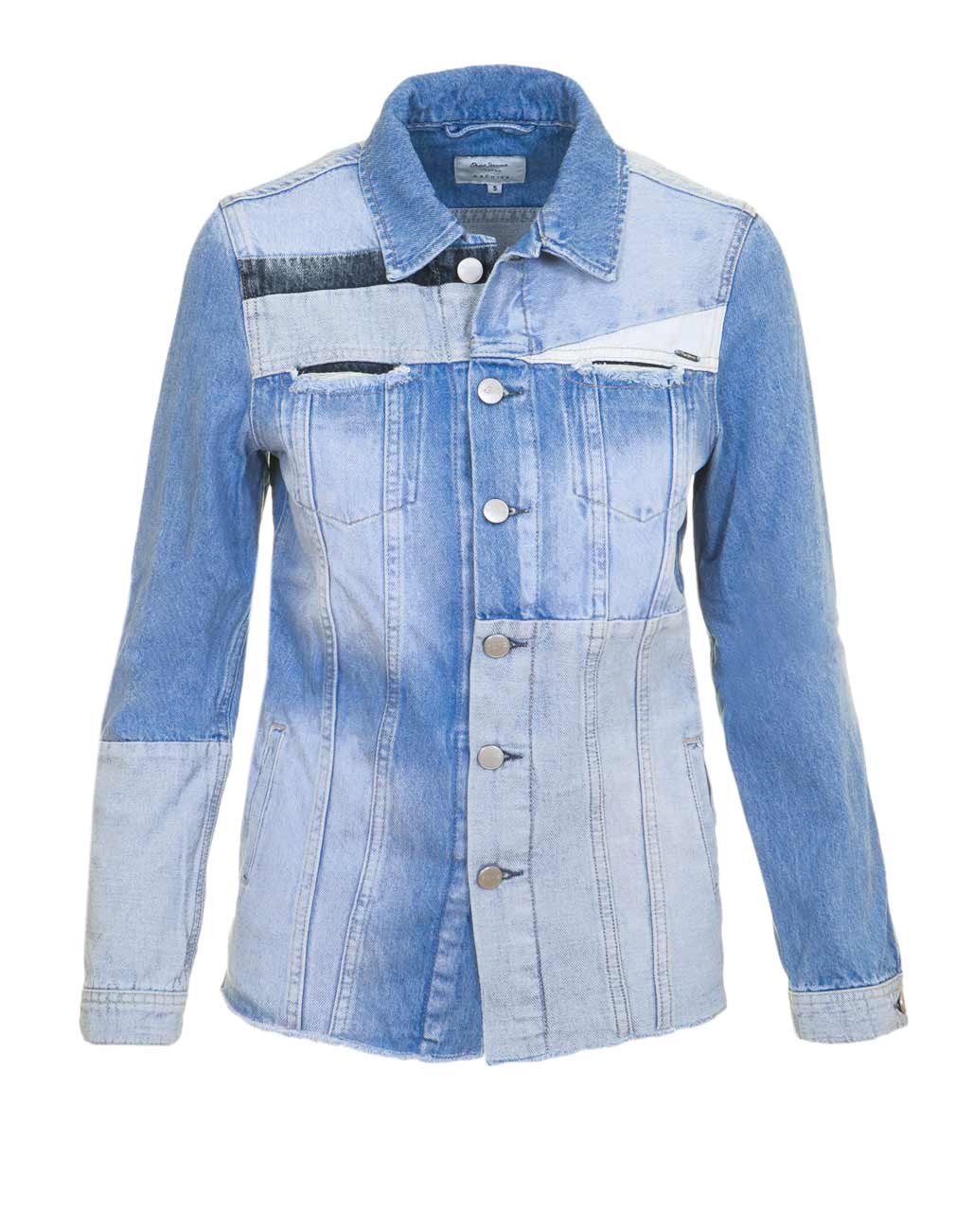 Dámska rifľová bunda Pepe Jeans, svetlo modrá