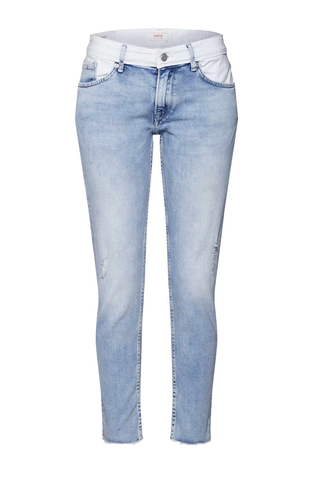 Pepe Jeans značkové Boyfriend džínsy »Joey Mix«, svetlomodré