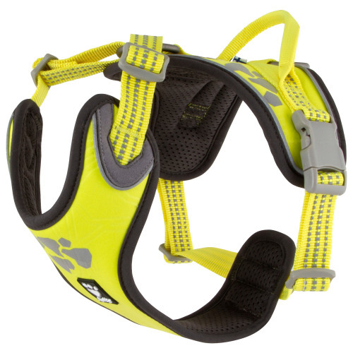 Hurtta Weekend Warrior Harness Neon Lemon - postroj pre aktívnych psov
